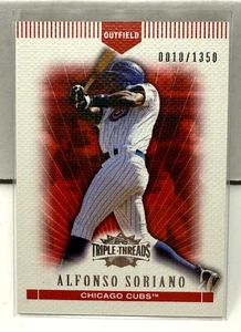 2007 Topps Triple Threads /1350 Alfonso Soriano #42 - Picture 1 of 2