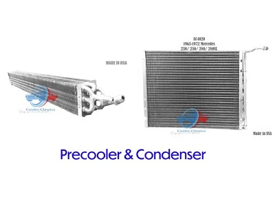 65 66 67 69 70 71 72 Mercedes Benz 230 250 280 W113 Preenfriador condensador AC4020XD Foto 1 de 4
