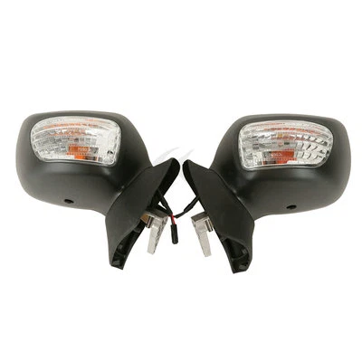 Espelho retrovisor preto fosco com ajuste de sinal para Honda Goldwing GL1800 F6B 13-17  - Imagem 1 de 4