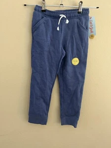 Blue Toddler Girls' Fleece Jogger Pants - Cat & Jack 4T B88 - Picture 1 of 1