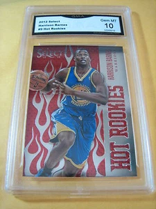 HARRISON BARNES WARRIORS 2012 SELECT RED HOT ROOKIE RC # 9 RC GRADO 10 L@@K - Foto 1 di 1