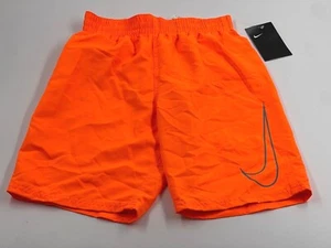 Nike Swoosh Solid Lap Volley Swim Trunks NESSA836-822 Boys - Picture 1 of 6