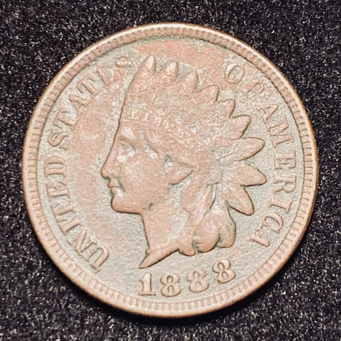 1888 Indian Head Cent Full LIBERTY See Pics Rare ** Varieties ** Look Closely ** Cover