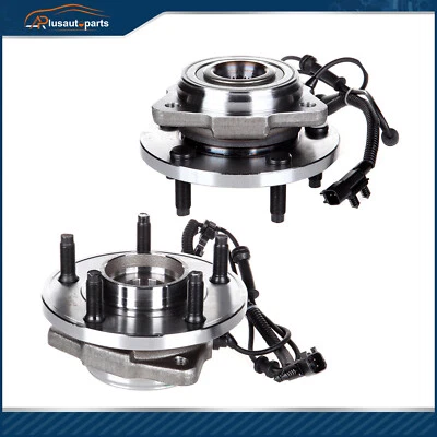 Pair Front Wheel Bearing Hub Fits 2007-2012 2013 2014 2015 2016 Jeep Wrangler Foto 1 de 4
