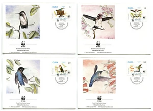 WWF G10 Caribbean 4 FDC 1992 Birds - Bee hummingbird - Picture 1 of 1