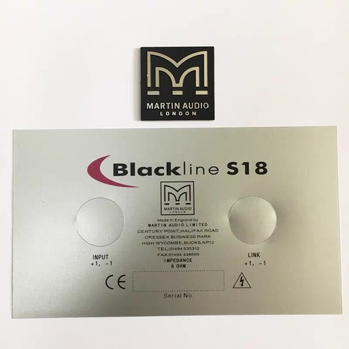 2Sets Replacement Martin Audio S18 Sticker Speaker logo Badge ...