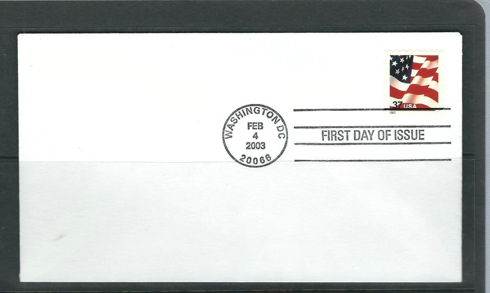US SC # 3637 Flag FDC.  Ready For Cachet - Image 1 of 1