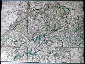 Antique map, Keller's Keilecharte der Schweiz - Picture 1 of 1