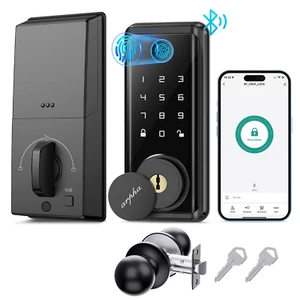 ARPHA Security Keyless Smart Door Lock 100Code Fingerprint Keyless Bluetooth APP - Picture 1 of 10