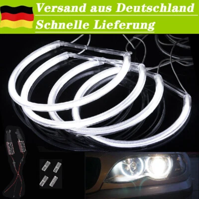 ANGEL EYES Ringe Standlicht CCFL Scheinwerfer 146mm + 131mm für BMW E36 E46 E39 - Bild 1 von 4