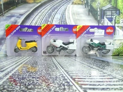 Siku 1325/0852/ - 1:64 - 3 x Motorräder - OVP - #7A035 - Bild 1 von 4