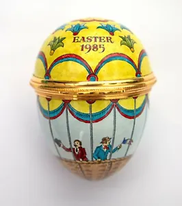 Halcyon Days Enamels Easter Egg 1985 Enamel Egg - Picture 1 of 4