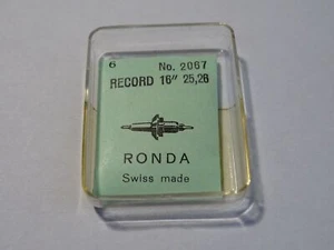 Pieza De Relojería 1 Eje De Balancín Para Reloj Record 16" 25 - 26 - Imagen 1 de 1