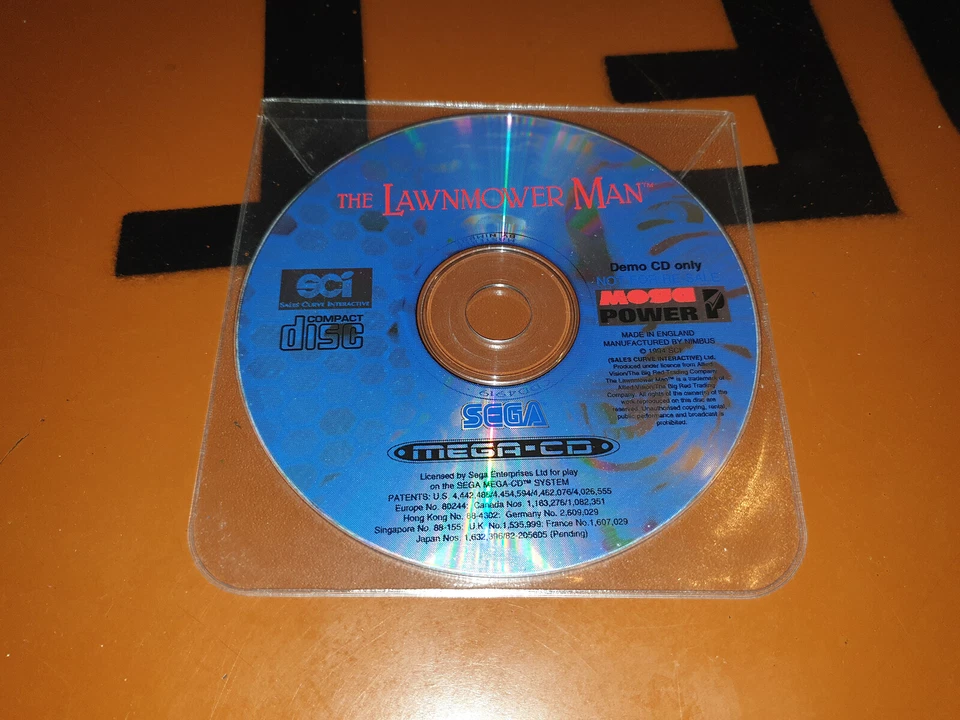 ## SEGA Mega-CD - Lawnmower Man Demo Disc (nur die CD / ohne OVP / CD only) ## - Bild 1 von 1