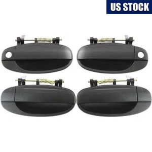 Outer Door Handles Set 4pcs Front Rear Left Right Black For Chevrolet Aveo5 Aveo - Picture 1 of 7
