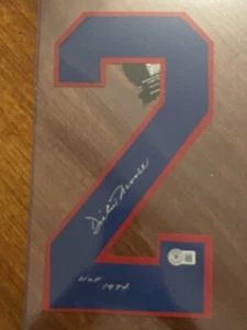 Dickie Moore Autographed/Signed Montreal Canadiens Jersey Number - Beckett COA - Picture 1 of 4