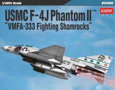12356 ACADEMY 1/48 USMC F-4J PHANTOM II VMFA-333 FIGHTING SHAMROCKS - Bild 1 von 4