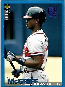  1994 Fred McGriff Upper Deck 65 Baseball Sports Trading Card 