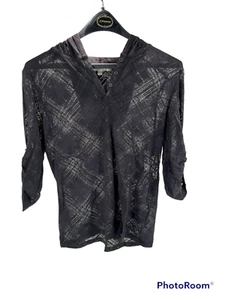 Junior Black Hooded blouse - Picture 1 of 3