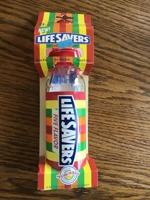 Biberón LifeSavers Candy vintage 8 oz RARO 1994 Munchkin NUEVO tapa roja Foto 1 de 4