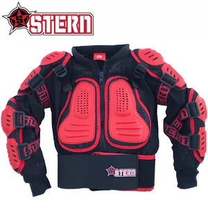 KINDER HECK MOTOCROSS BODY ARMOUR PROTECTION ROT Bionic Anzug Jacke Quad Bike - Bild 1 von 2