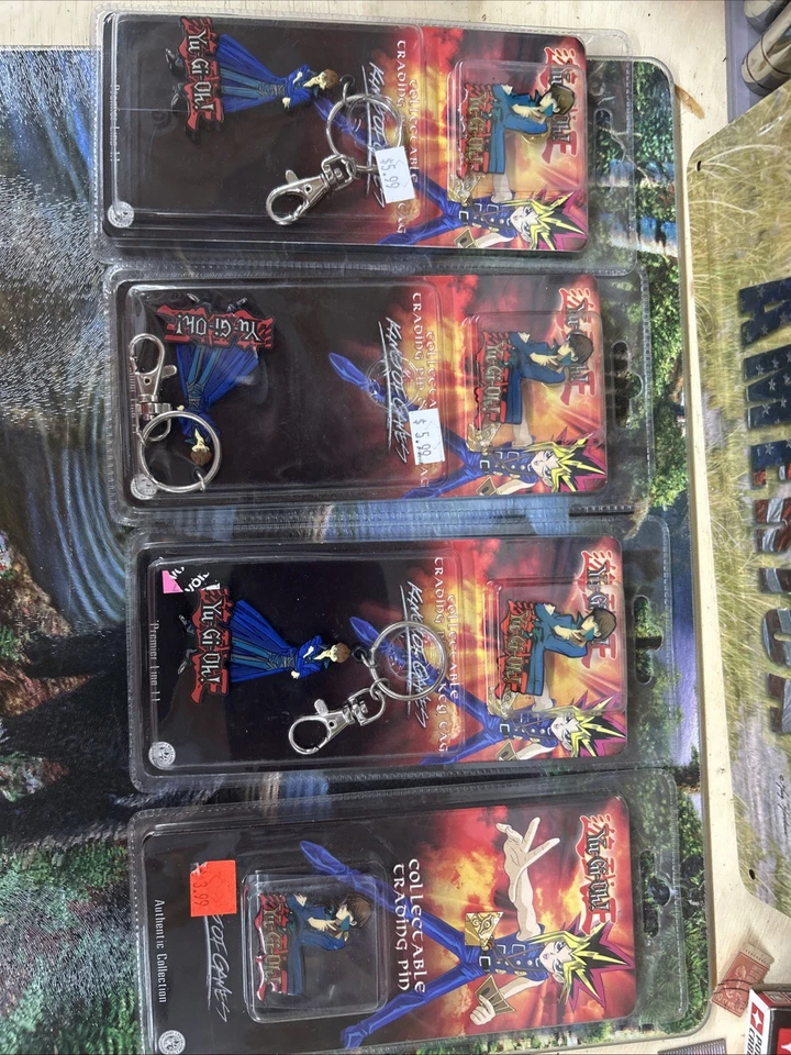 Yu Gi Oh Collectible Trading Pin and Key Tag 2002