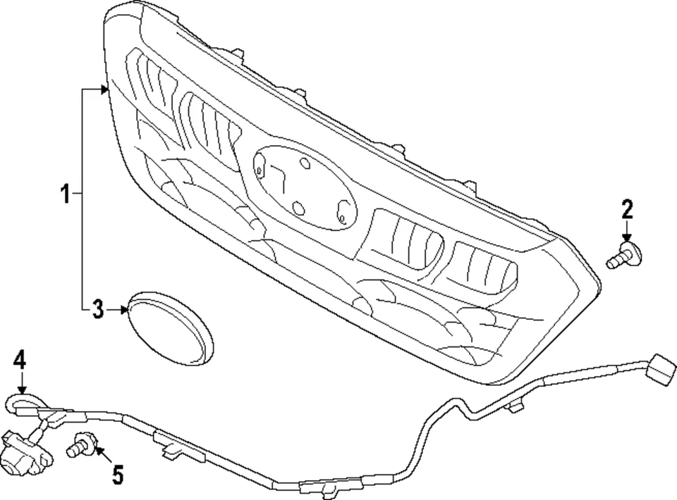 Подлинная фронтальная камера Subaru 86357AN010 - Изображение 1 из 1