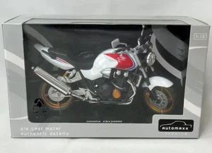 Coche Diecast Escala 1/12 CB1300 SUPER FOUR (Blanco/Rojo) "Serie Bicicleta Completa y - Imagen 1 de 1