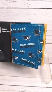 Cartera triple de lona San Jose Sharks nueva caja abierta - Imagen 1 de 7