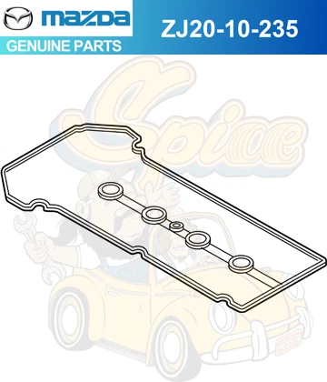 Mazda2 1.5 New Factory Valve Cover Gasket 2011 To 2013 - Image 1 of 1