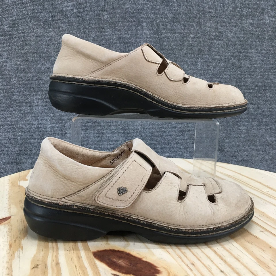 Zapatos Finn Comfort para mujer 38 D Fisherman beige cómodos informales parte superior baja punta redonda Foto 1 de 4