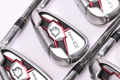 Wilson D200 Irons / 5-PW+GW+SW / Regular Flex UST Elements Chrome 59 Shafts - Image 1 of 4