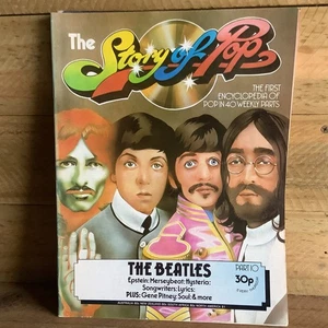 THE STORY OF POP - REVISTA VINTAGE 1974 UK THE BEATLES - Imagen 1 de 2