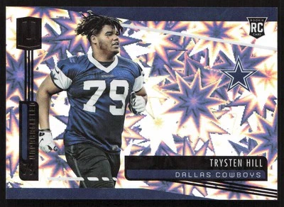 2019 Panini Unparalleled Impact #/75 Trysten Hill #295 Rookie Cowboys - Image 1 of 2