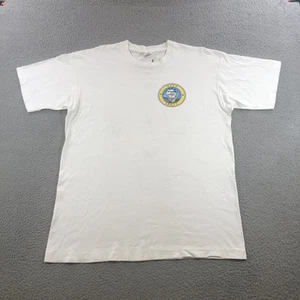 Camisa De Colección Santa Ana Saints Para Hombres XL Blanca NJROTC Azul Marino JROTC Camiseta Militar Años 90 - Imagen 1 de 20