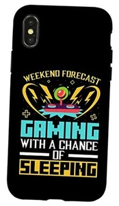 Funny Gaming Accessories for Teen Boys Video Gamer Quote Case iPhone X/XS - Picture 1 of 4