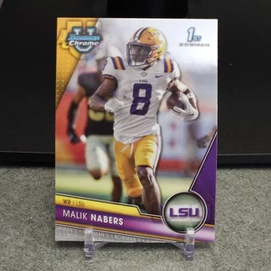Malik Nabers 1st Bowman (RC) LSU Tigers 2023 Topps Bowman U #74 - Bild 1 von 2