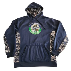 Florida Yard Goats Badger Hoodie Sweatshirt Blue M Fits Like LARGE - Picture 1 of 5