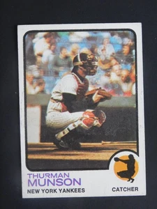 1973 Topps Baseball Card #142 Thurman Munson (VG/EX+) Bargain Bin - Picture 1 of 2