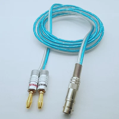 BNC Female Jack to 4mm Banana Plug Audio Speaker amplifier cable 1~16FT - Image 1 of 2