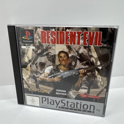 Resident Evil - Sony Playstation 1 - PS1 - OVP + Anleitung - Platinum - Bild 1 von 4