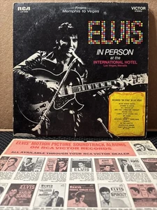 Elvis Presley In Person at the International Hotel/Back In Memphis (RCA)2 LP Set - Picture 1 of 9