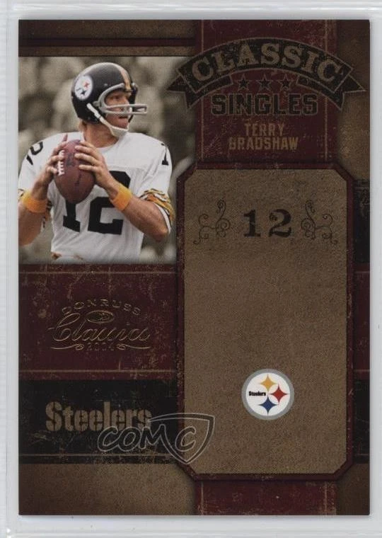2004 Donruss Classics Classic /1000 Terry Bradshaw #CS-27 HOF - Image 1 of 2