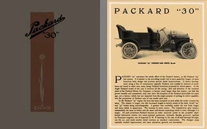Packard 1907-1907 Packard 30 Un folleto descriptivo del Packard Motor Car para - Imagen 1 de 1