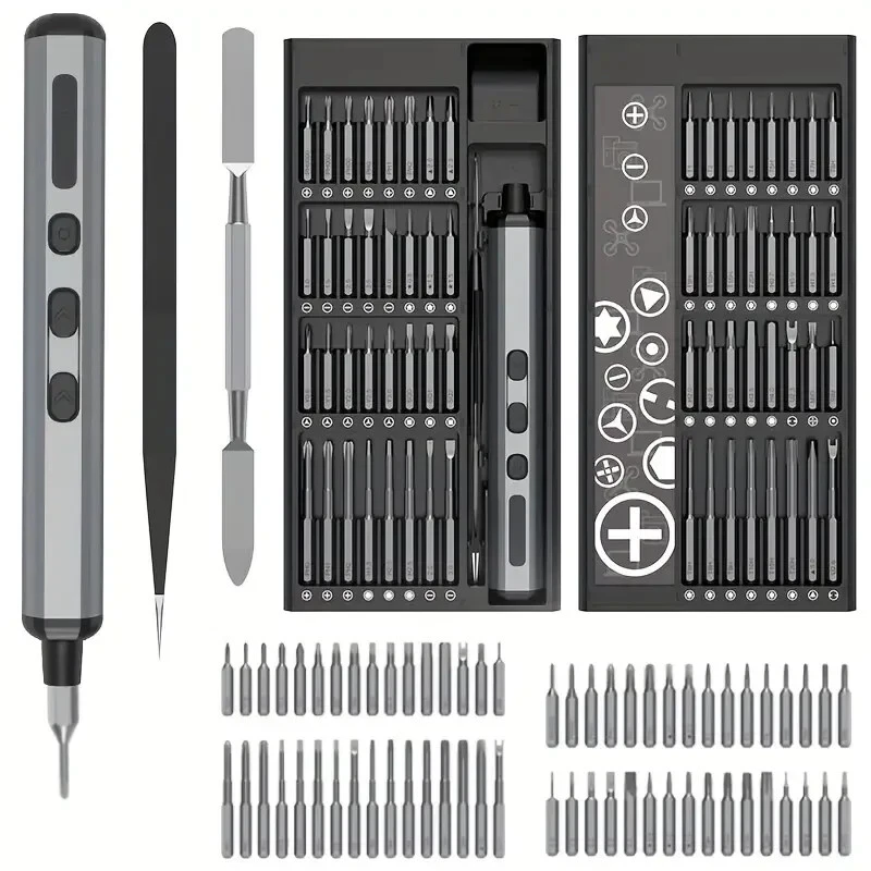 68 In 1 Mini Precision Electric Screwdriver set - Image 1 of 4