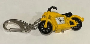 Brand New Motorcycle 'Chopper' Key Chain w/Clock - Picture 1 of 2
