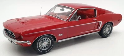 Autoart 1/18 Scale Diecast - 72801 Ford Mustang GT 350 '68 Red - Image 1 of 4
