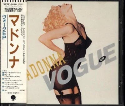 MADONNA Vogue EP JAPAN CD 6 Tracks 1990 WPCP-3698 W/Obi RARE! - Image 1 of 3