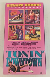 Richard Simmons Tonin' Downtown VHS tape Ships Same Day With Tracking - Picture 1 of 3