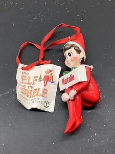 Department 56 The Elf On The Shelf Personalized Natalie Ornament New - Picture 1 of 1